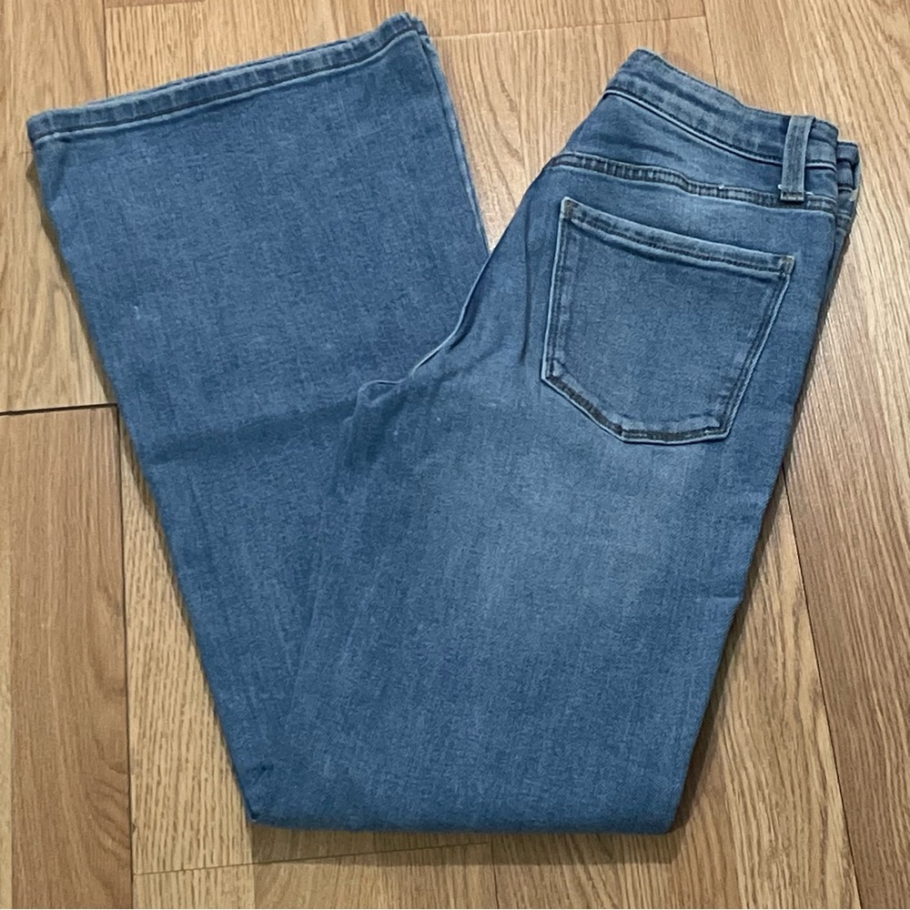 LC Lauren Conrad Women’s 25x31 Bootcut Jeans  Medium Blue Denim Western Classic